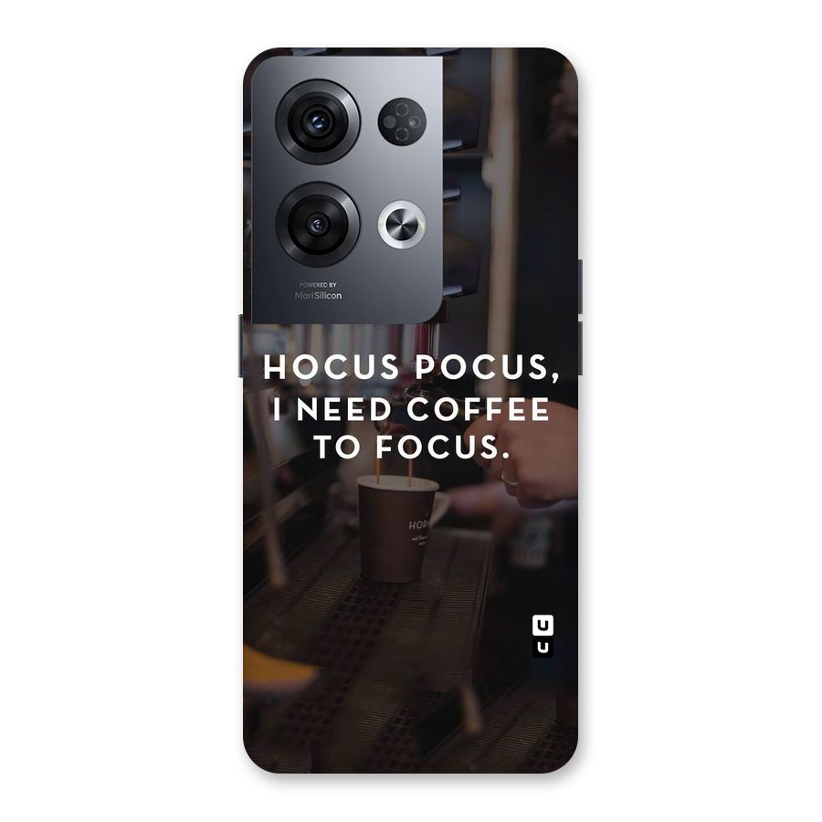 Coffee Focus Back Case for Oppo Reno8 Pro 5G