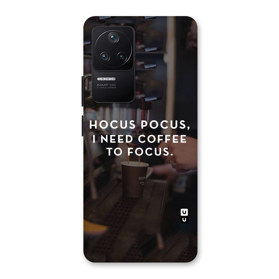 Coffee Focus Back Case for Poco F4 5G