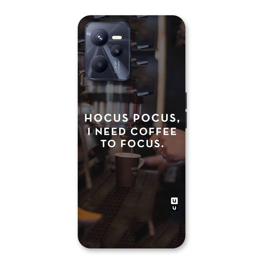 Coffee Focus Back Case for Realme C35