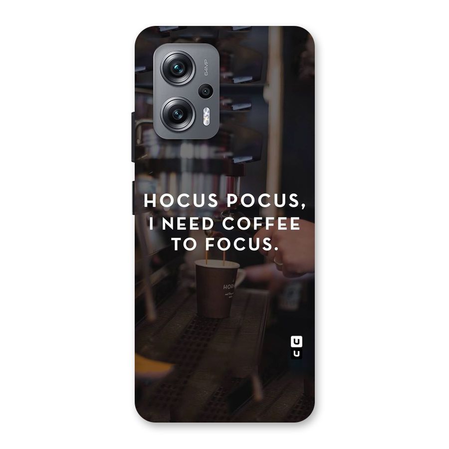 Coffee Focus Back Case for Redmi K50i