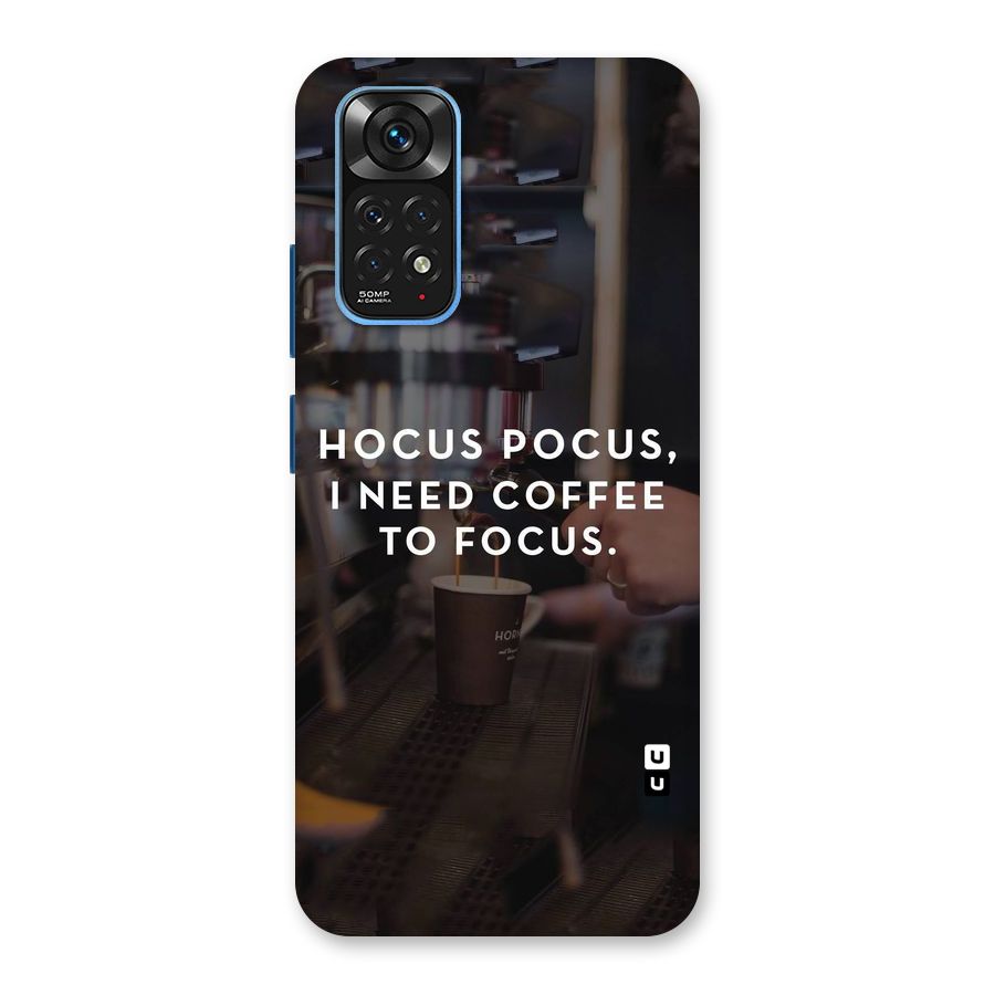 Coffee Focus Back Case for Redmi Note 11S