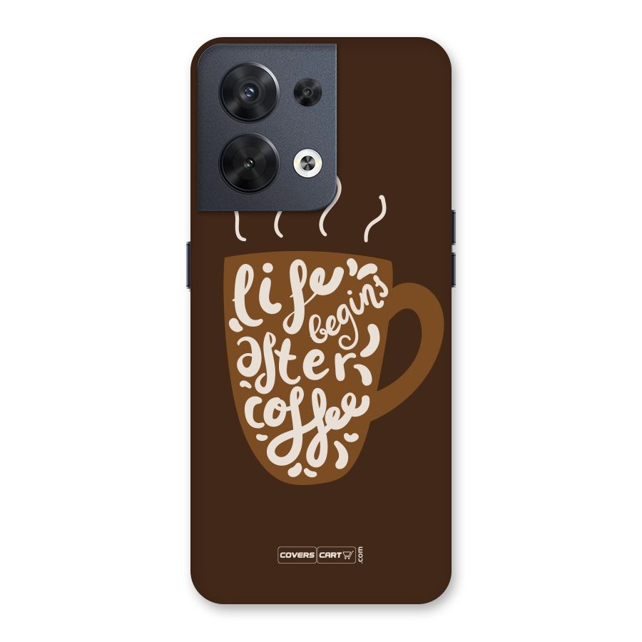 Coffee Mug Back Case for Oppo Reno8 5G