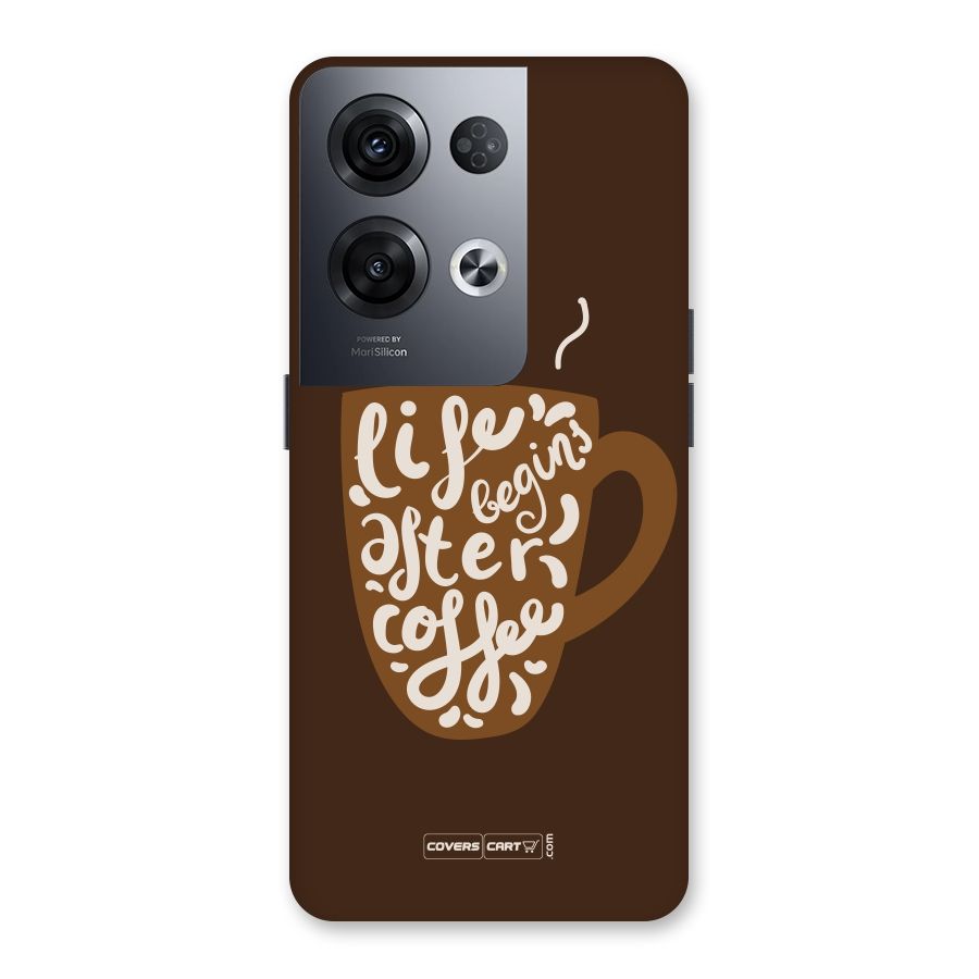 Coffee Mug Back Case for Oppo Reno8 Pro 5G