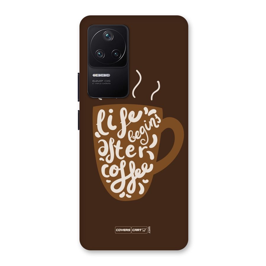Coffee Mug Back Case for Poco F4 5G