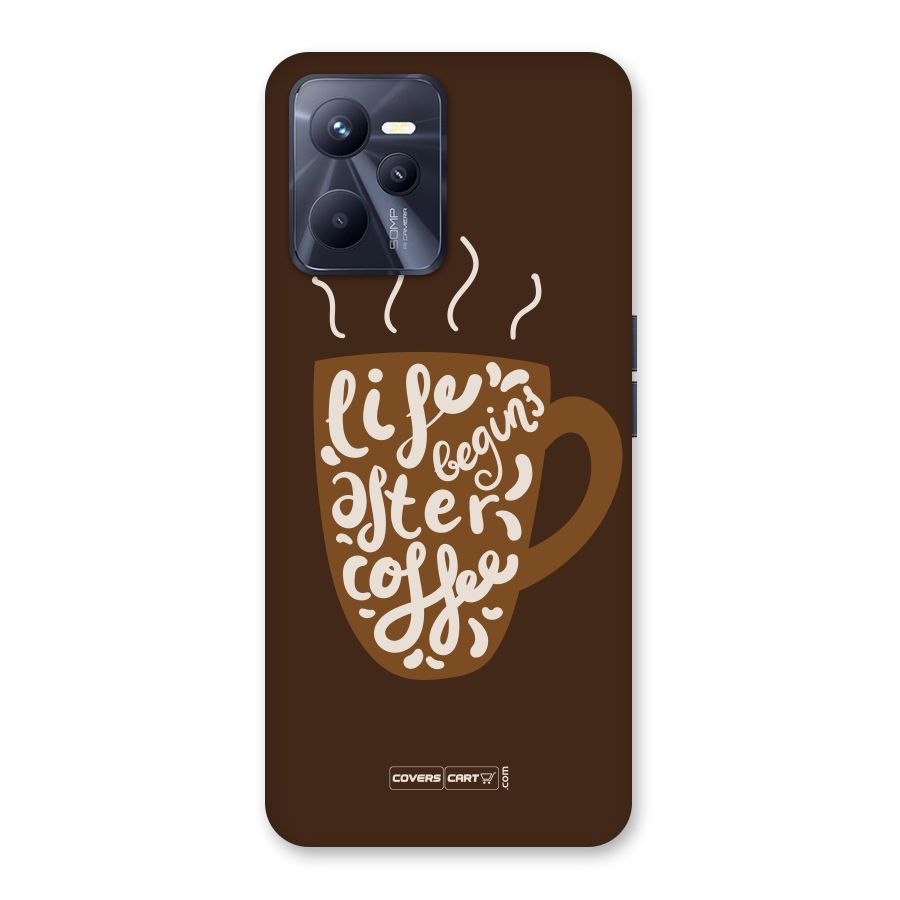Coffee Mug Back Case for Realme C35