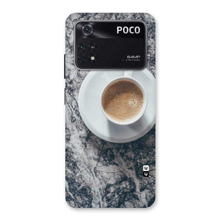 Coffee On Marble Back Case for Poco M4 Pro 4G