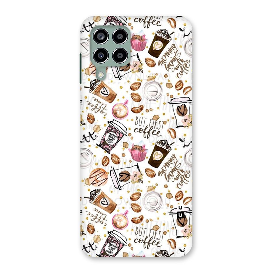 Coffee Pattern Back Case for Galaxy M33