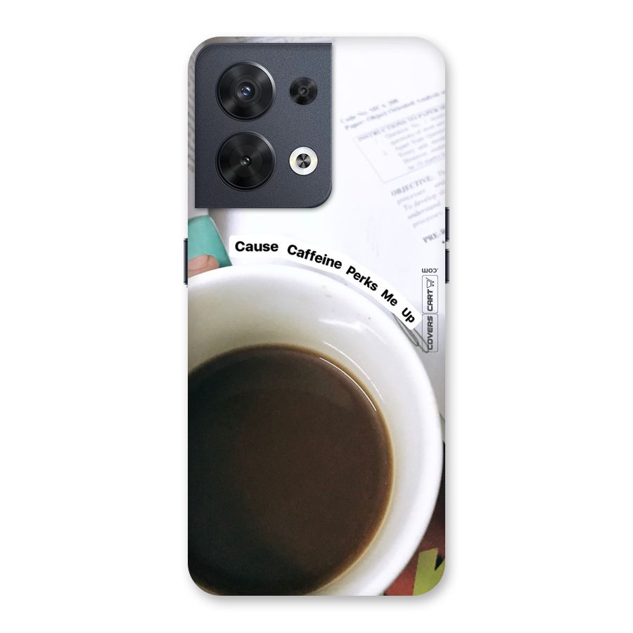 Coffee Perks Back Case for Oppo Reno8 5G