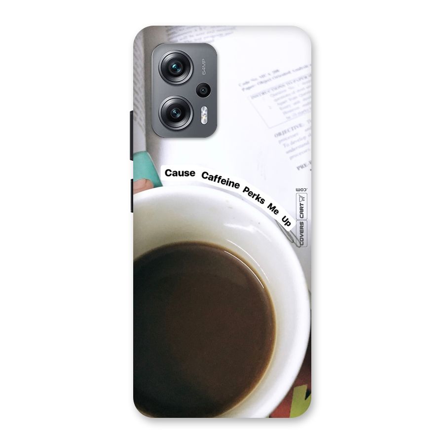 Coffee Perks Back Case for Redmi K50i