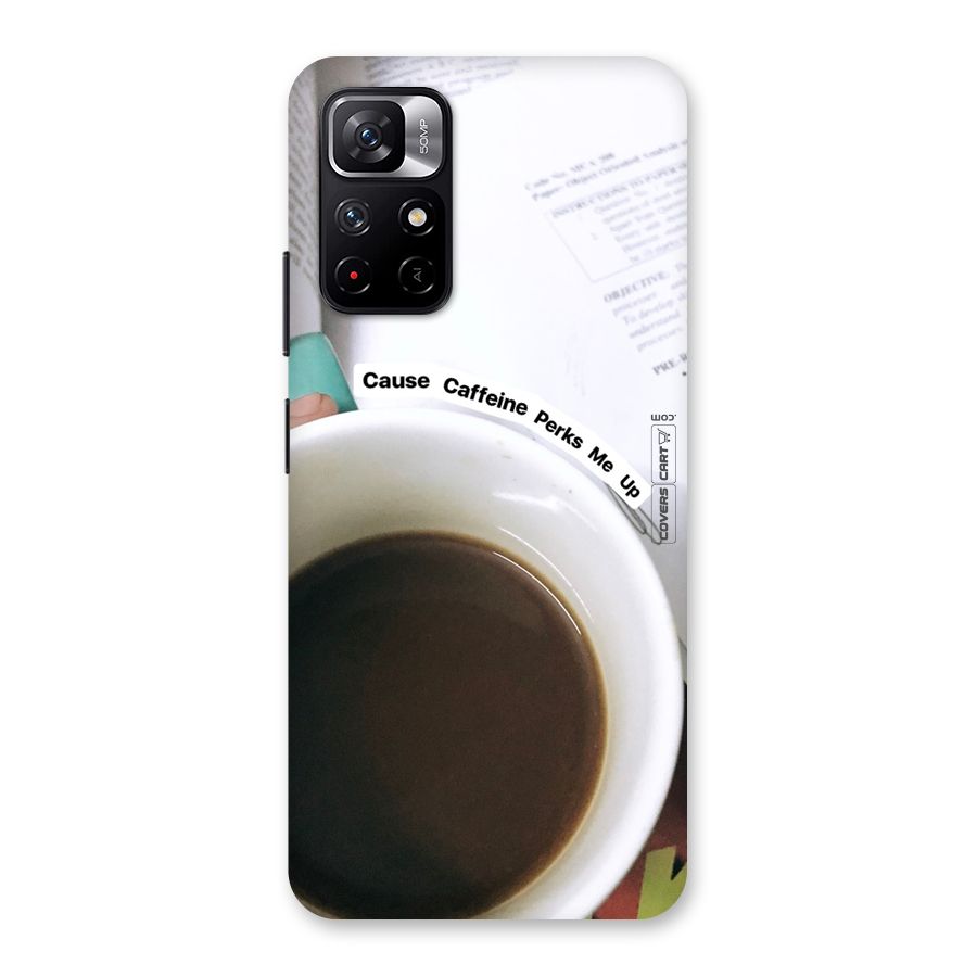 Coffee Perks Back Case for Redmi Note 11T 5G
