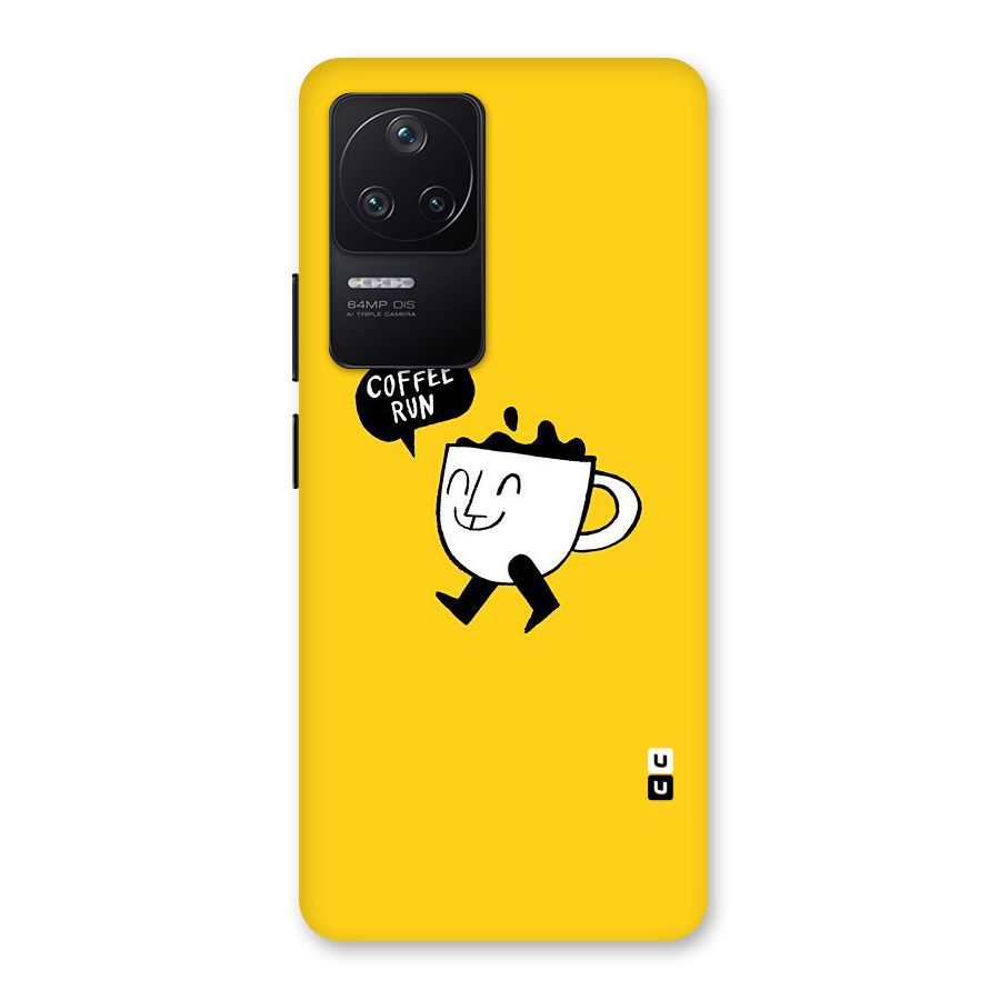 Coffee Run Back Case for Poco F4 5G