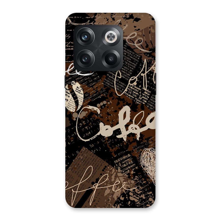 Coffee Scribbles Back Case for OnePlus 10T