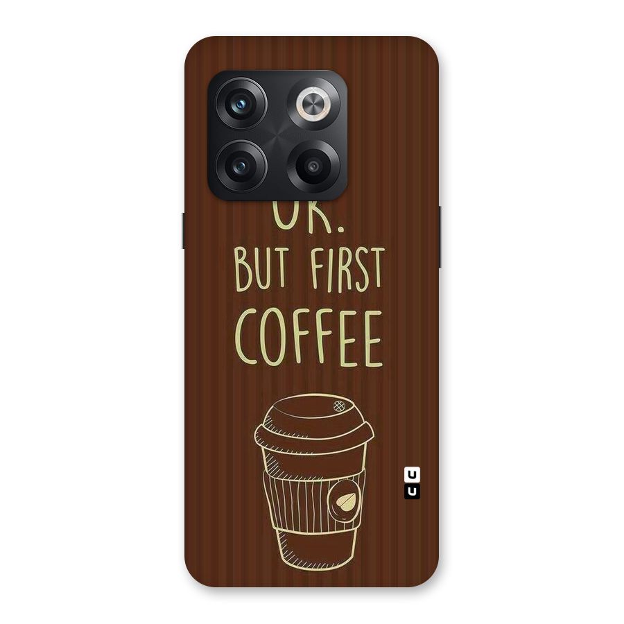 Coffee Stripes Back Case for OnePlus 10T