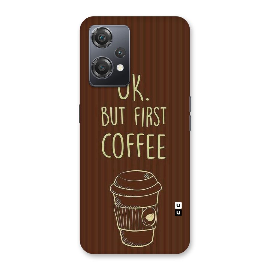 Coffee Stripes Back Case for OnePlus Nord CE 2 Lite 5G