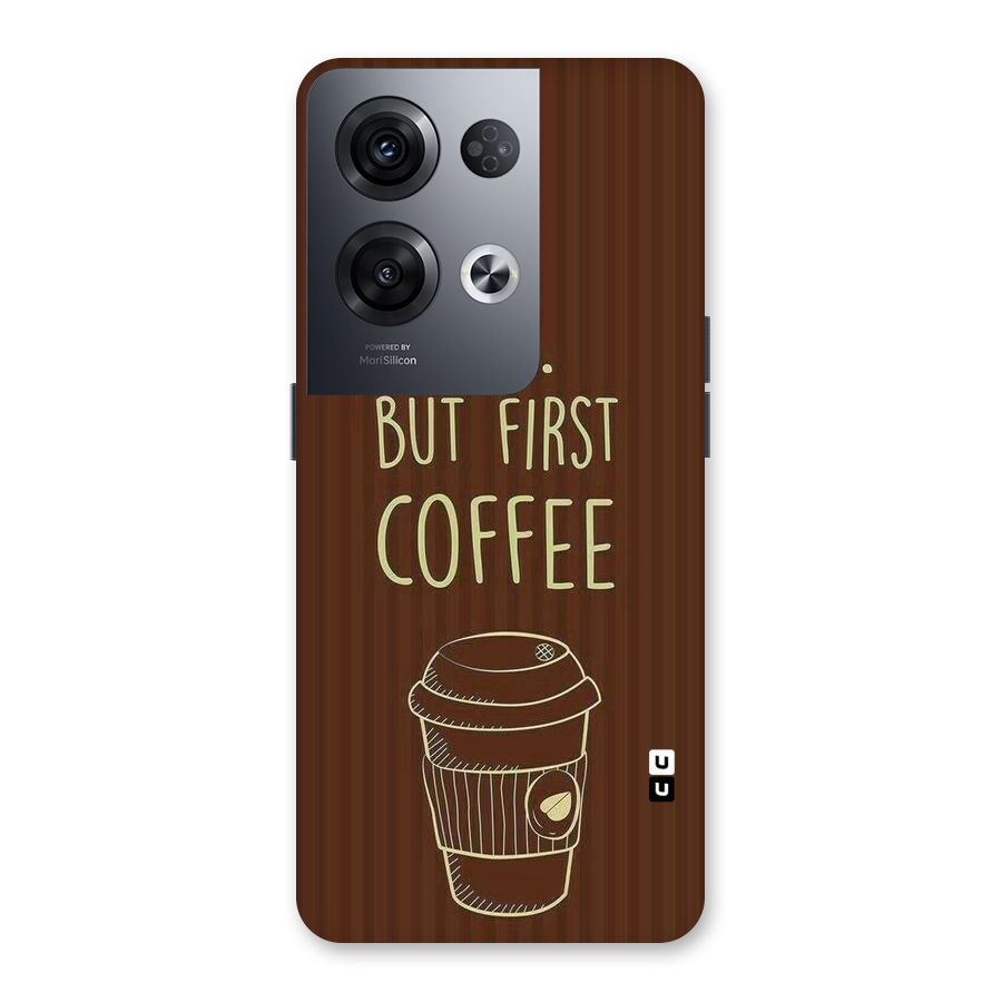 Coffee Stripes Back Case for Oppo Reno8 Pro 5G