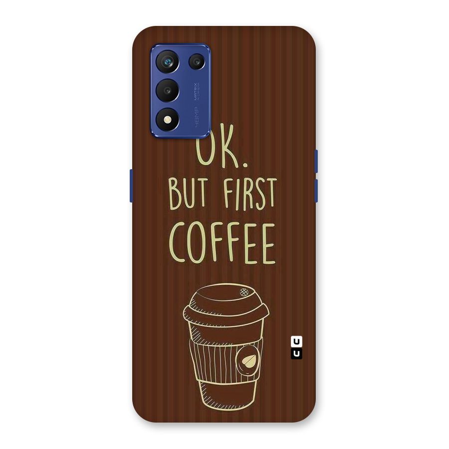 Coffee Stripes Back Case for Realme 9 5G Speed
