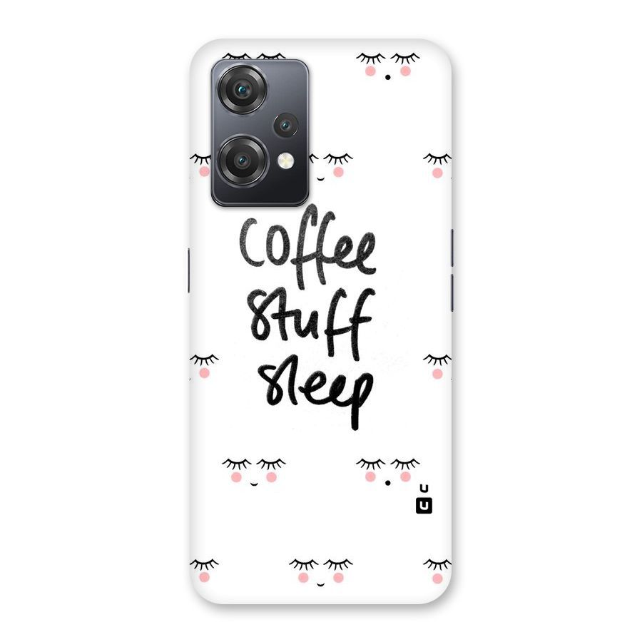 Coffee Stuff Sleep Back Case for OnePlus Nord CE 2 Lite 5G