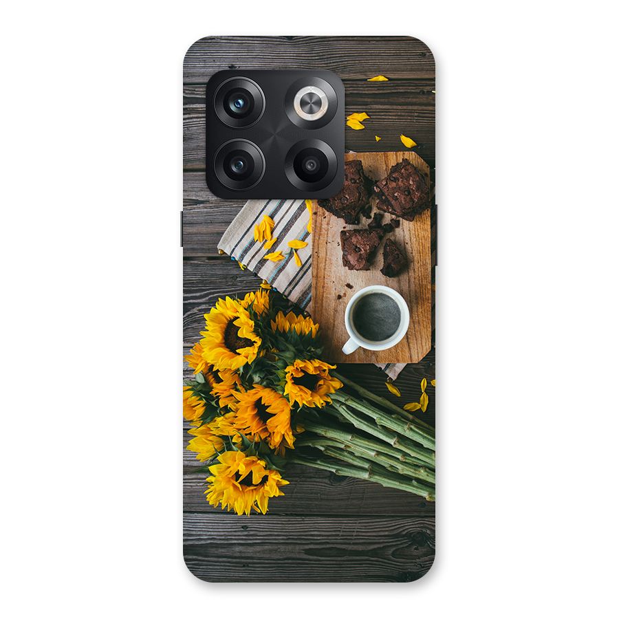 Coffee and Flowers Back Case for OnePlus 10T