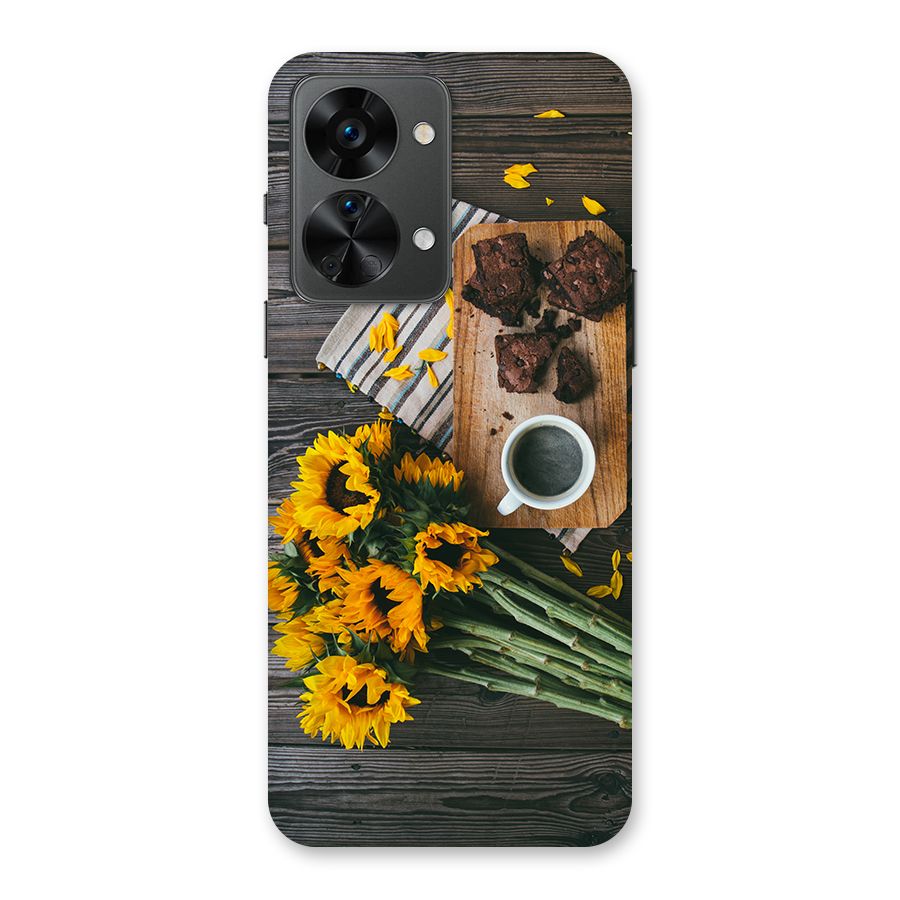 Coffee and Flowers Back Case for OnePlus Nord 2T