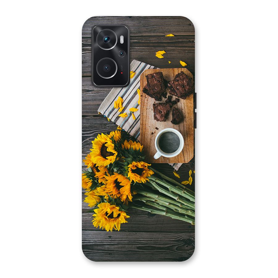 Coffee and Flowers Back Case for Oppo K10 4G
