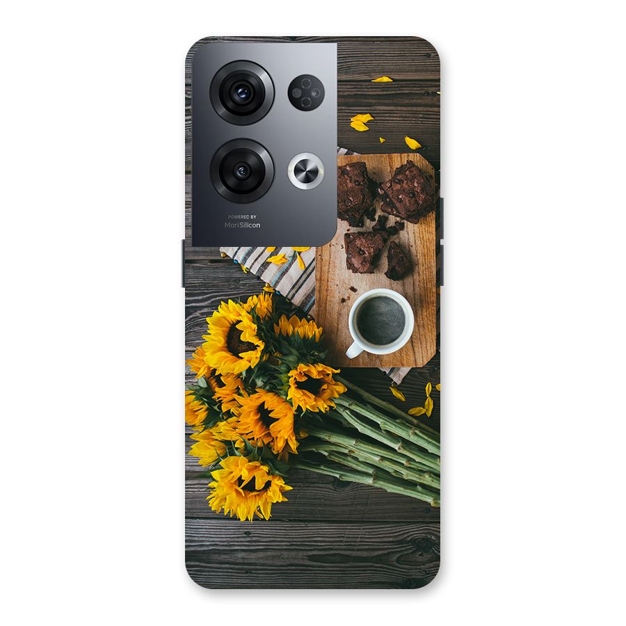 Coffee and Flowers Back Case for Oppo Reno8 Pro 5G