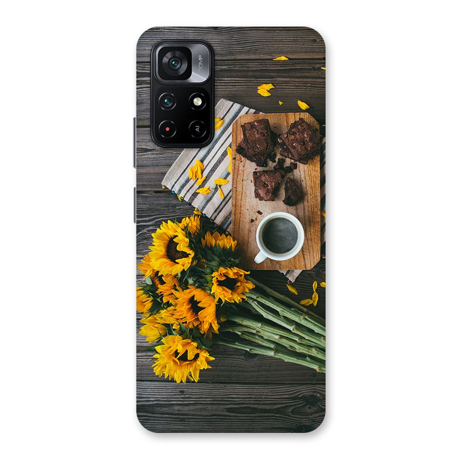 Coffee and Flowers Back Case for Poco M4 Pro 5G