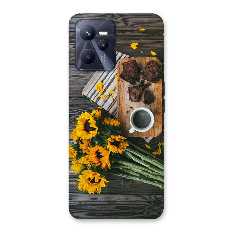 Coffee and Flowers Back Case for Realme C35