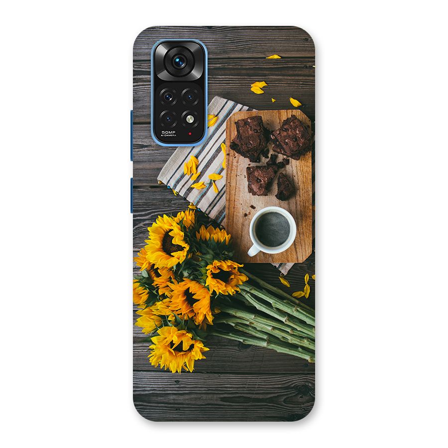 Coffee and Flowers Back Case for Redmi Note 11S