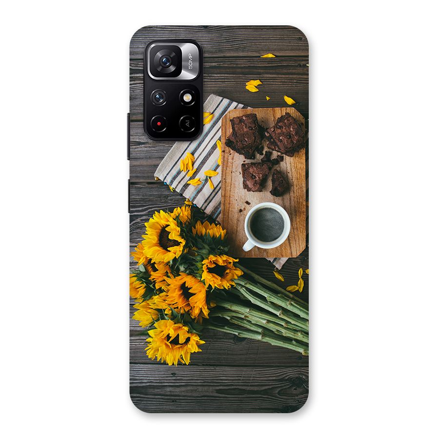 Coffee and Flowers Back Case for Redmi Note 11T 5G
