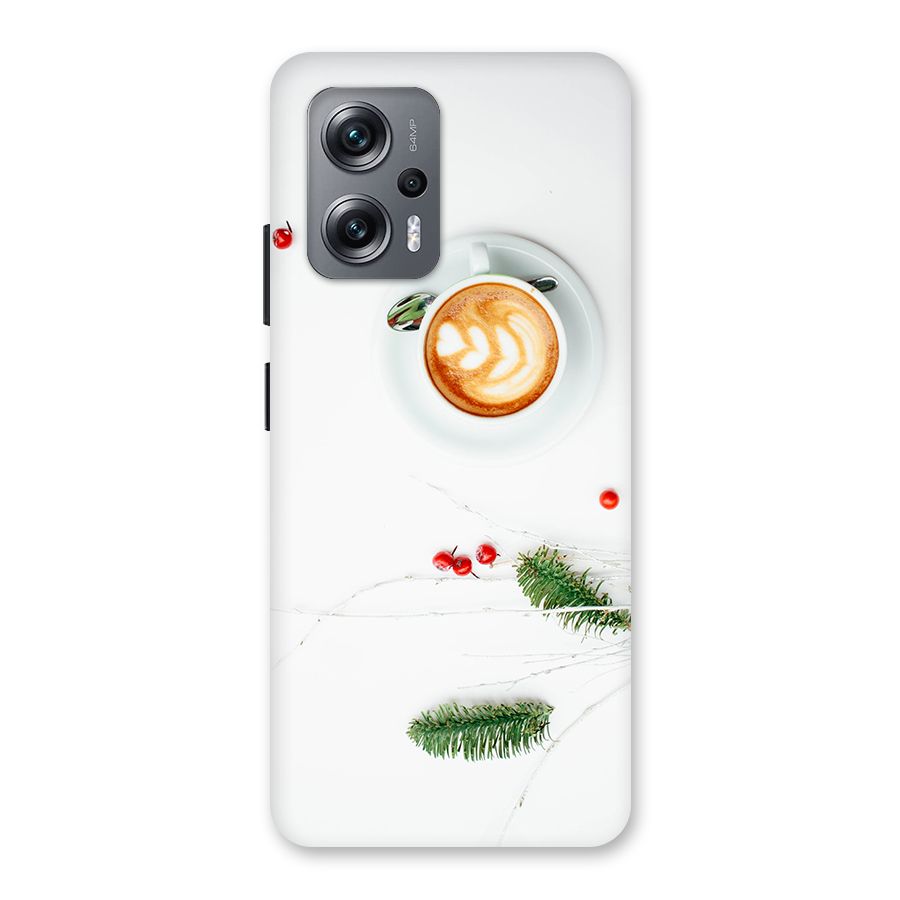Coffee and Leafs Back Case for Redmi K50i