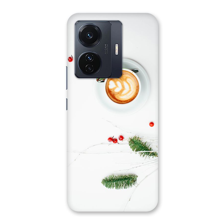 Coffee and Leafs Back Case for Vivo T1 Pro