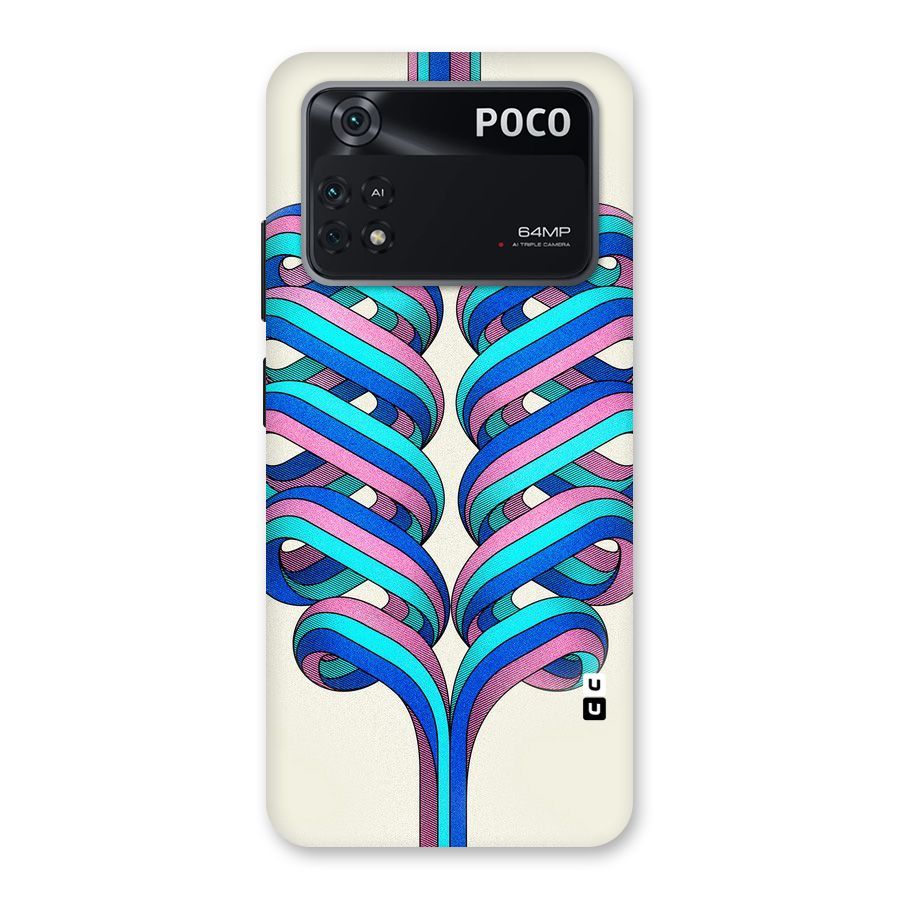 Coil Abstract Pattern Back Case for Poco M4 Pro 4G