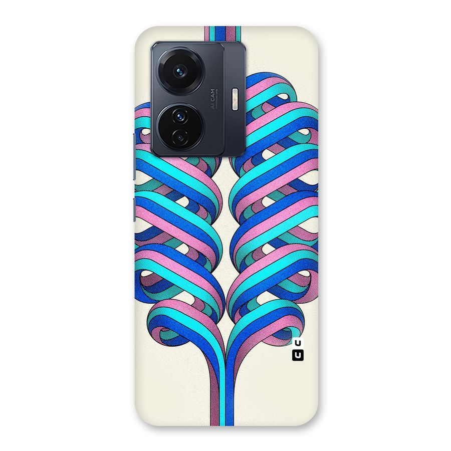 Coil Abstract Pattern Back Case for Vivo T1 Pro