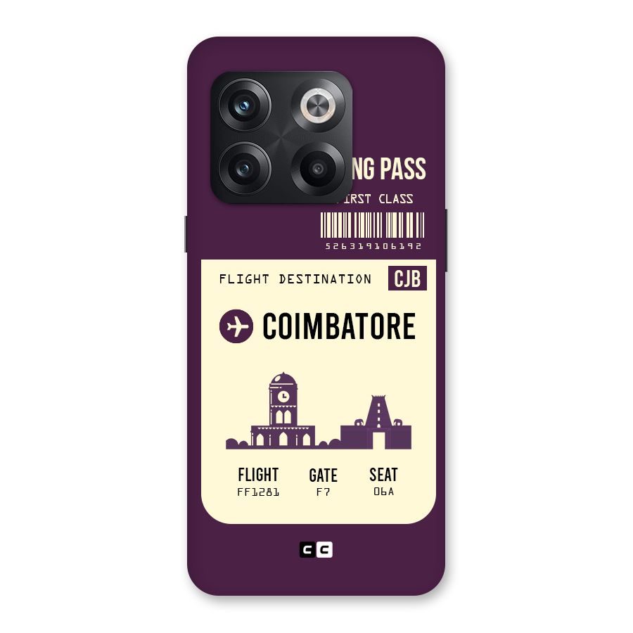 Coimbatore Boarding Pass Back Case for OnePlus 10T