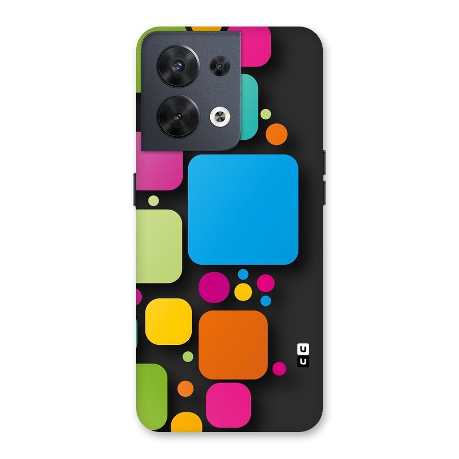 Color Boxes Abstract Back Case for Oppo Reno8 5G