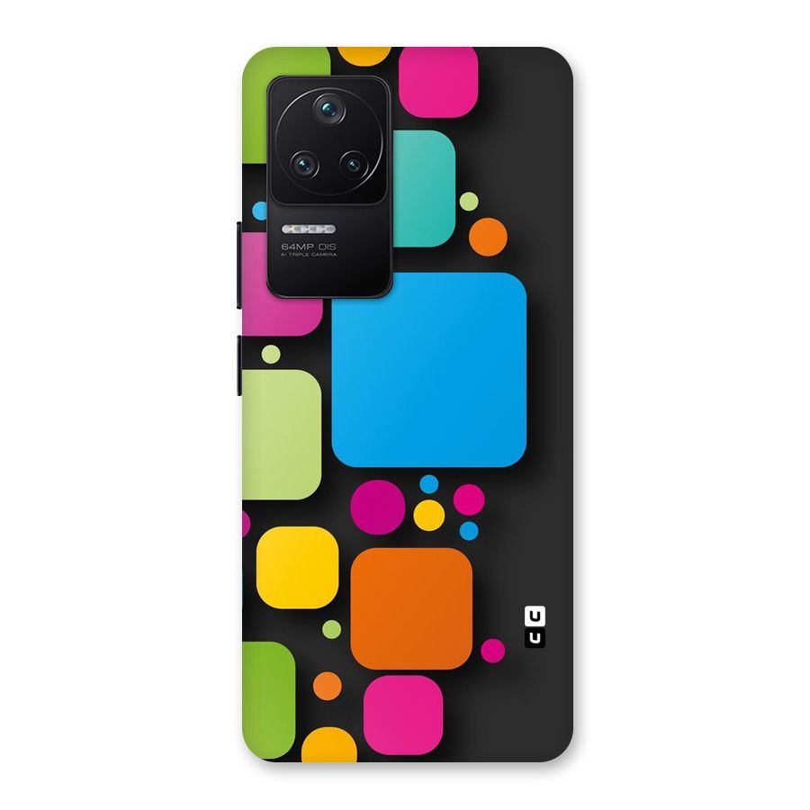 Color Boxes Abstract Back Case for Poco F4 5G