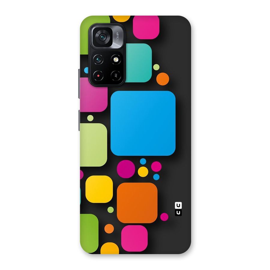 Color Boxes Abstract Back Case for Poco M4 Pro 5G