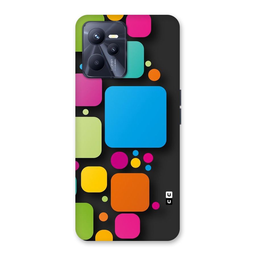 Color Boxes Abstract Back Case for Realme C35