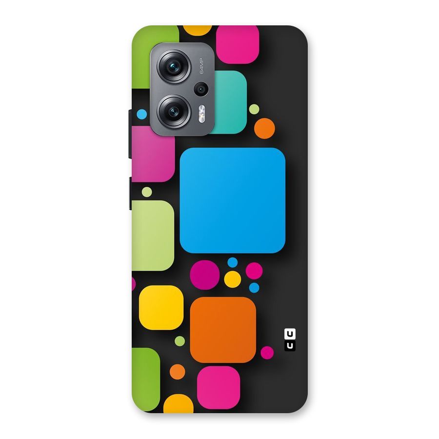 Color Boxes Abstract Back Case for Redmi K50i