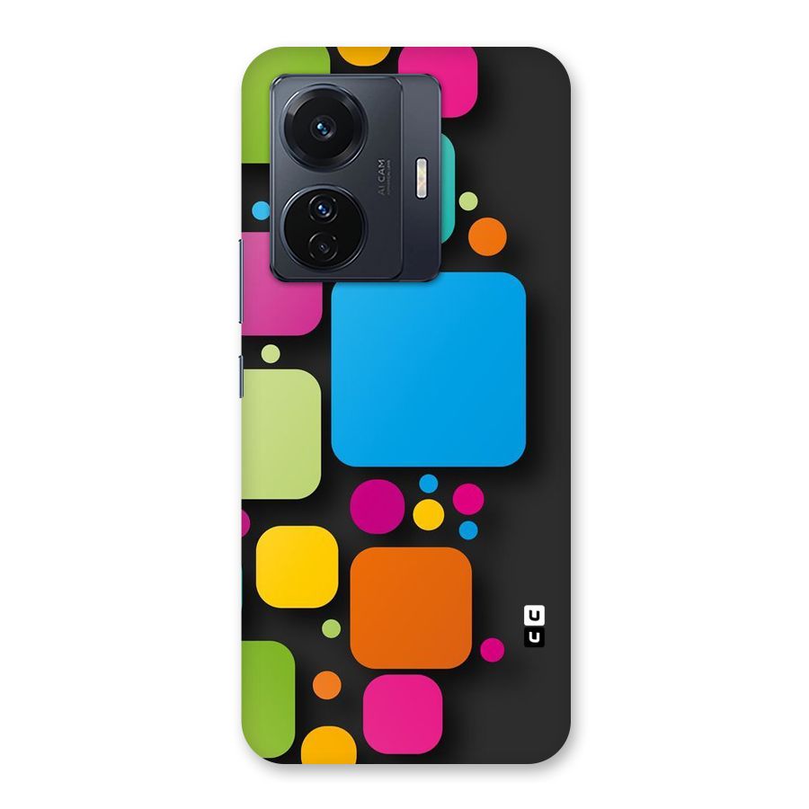 Color Boxes Abstract Back Case for Vivo T1 Pro