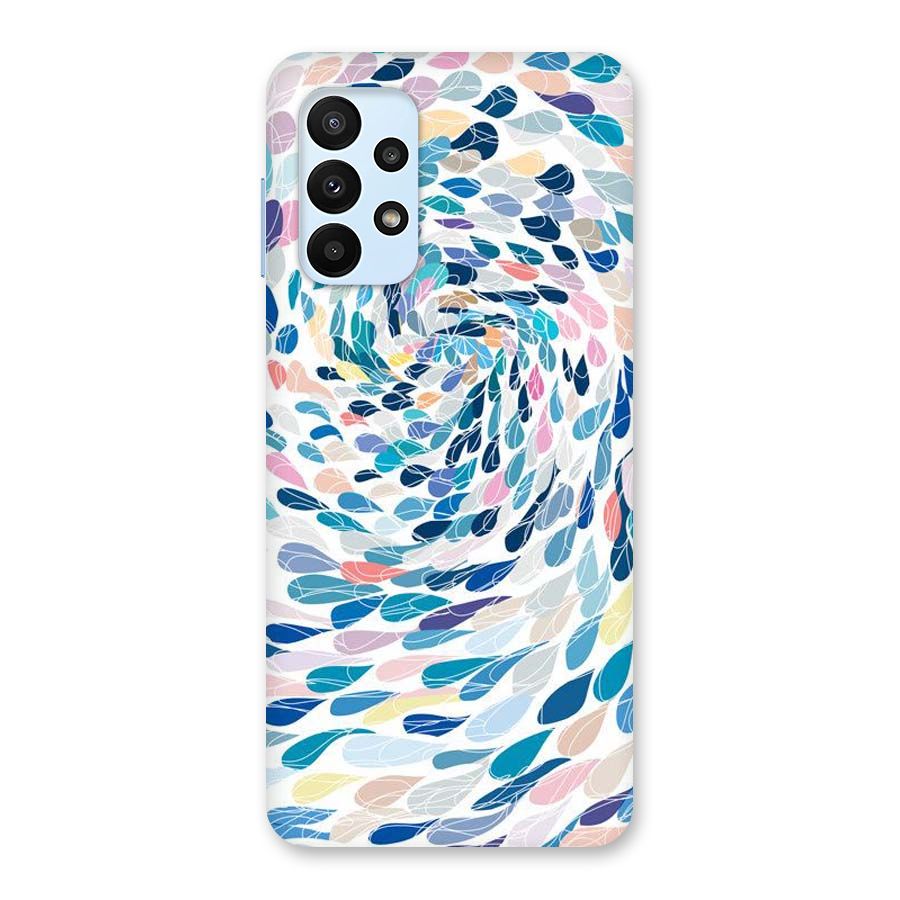 Color Droplets Swirls Back Case for Galaxy A23