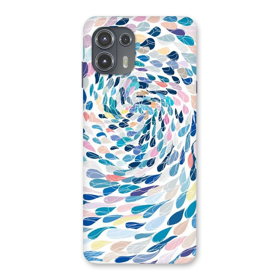 Color Droplets Swirls Back Case for Motorola Edge 20 Fusion