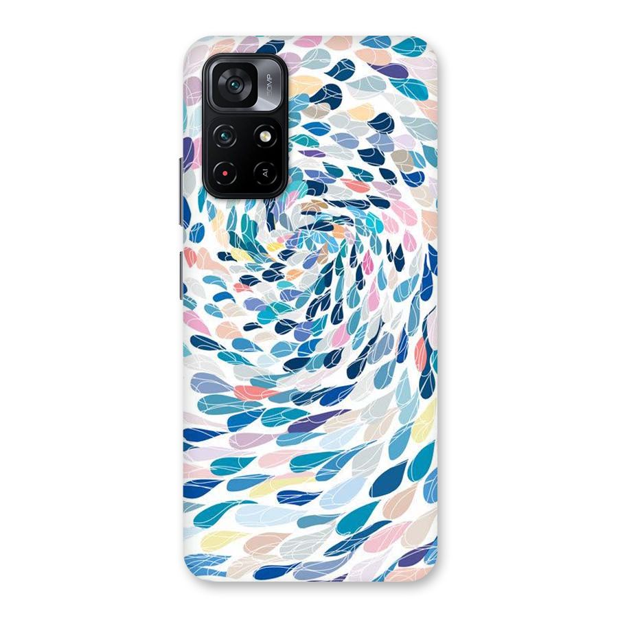 Color Droplets Swirls Back Case for Poco M4 Pro 5G