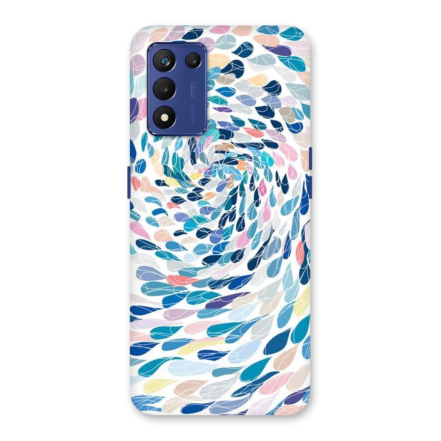 Color Droplets Swirls Back Case for Realme 9 5G Speed