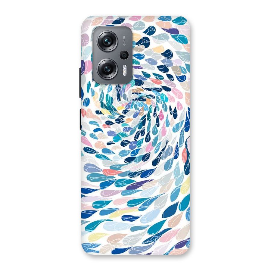 Color Droplets Swirls Back Case for Redmi K50i