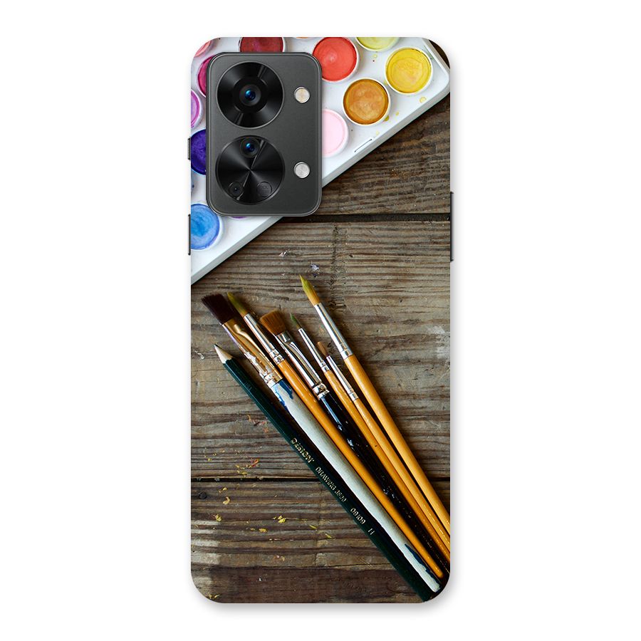 Color Palette and Brush Back Case for OnePlus Nord 2T