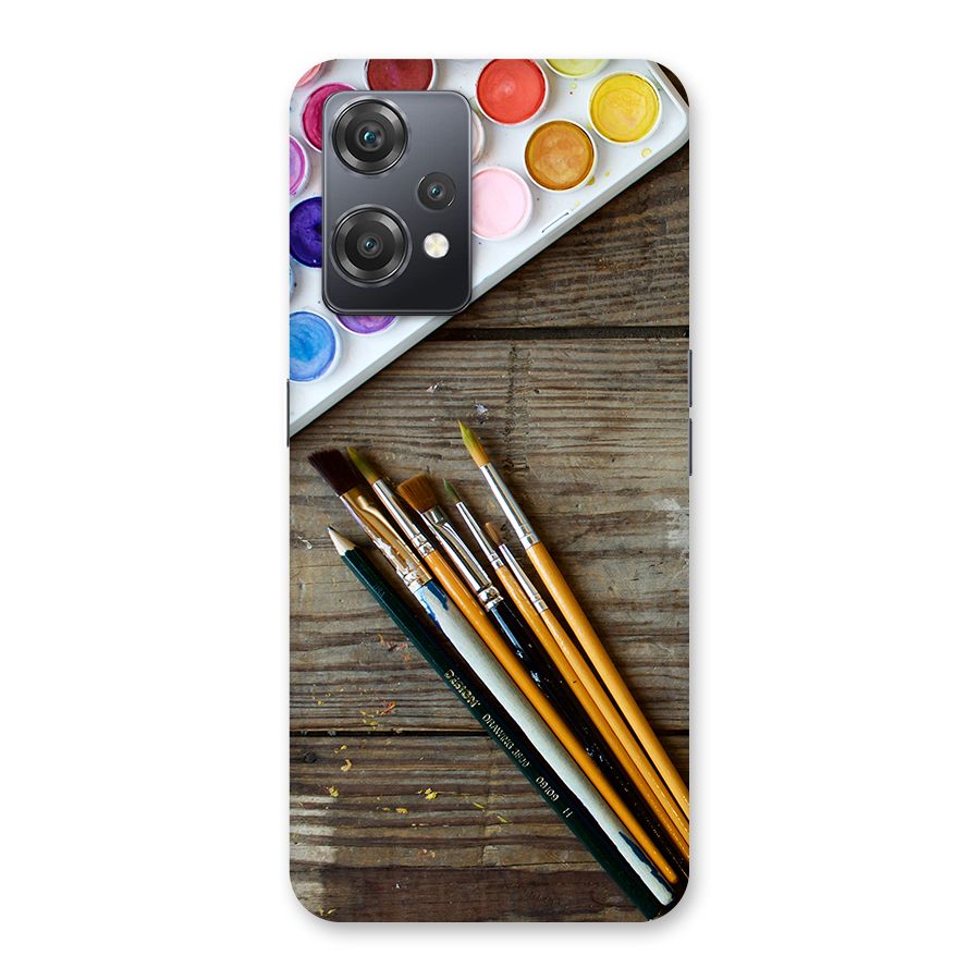 Color Palette and Brush Back Case for OnePlus Nord CE 2 Lite 5G