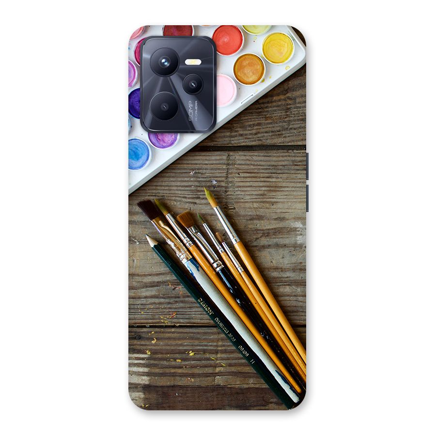 Color Palette and Brush Back Case for Realme C35
