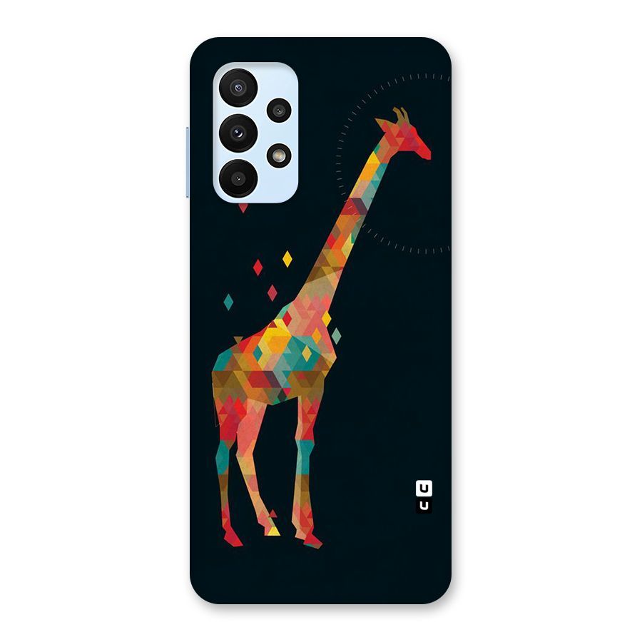 Colored Giraffe Back Case for Galaxy A23