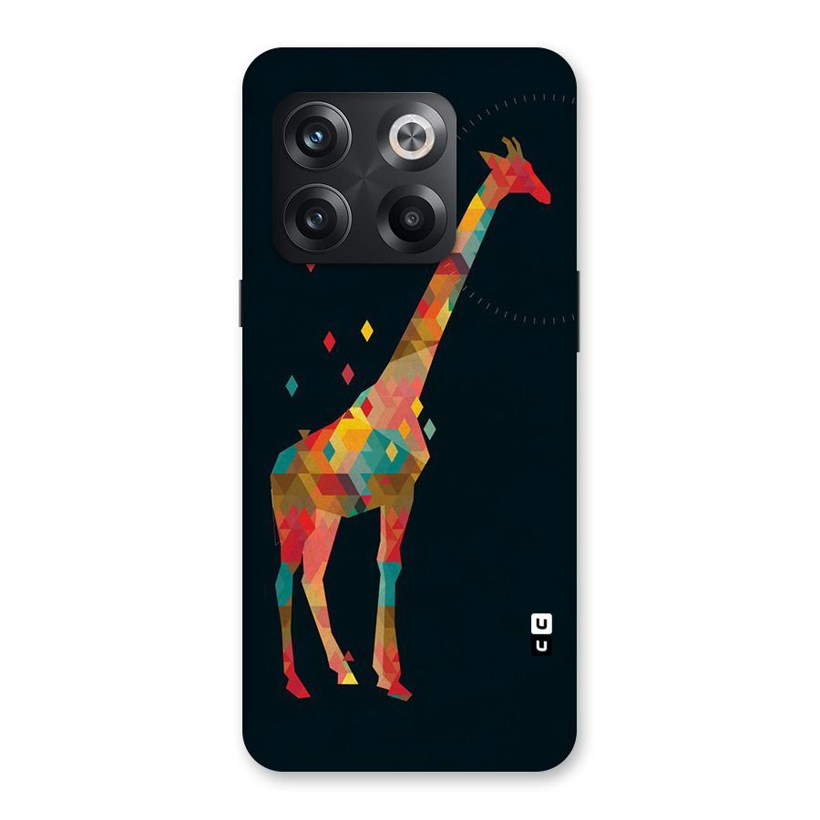 Colored Giraffe Back Case for OnePlus 10T